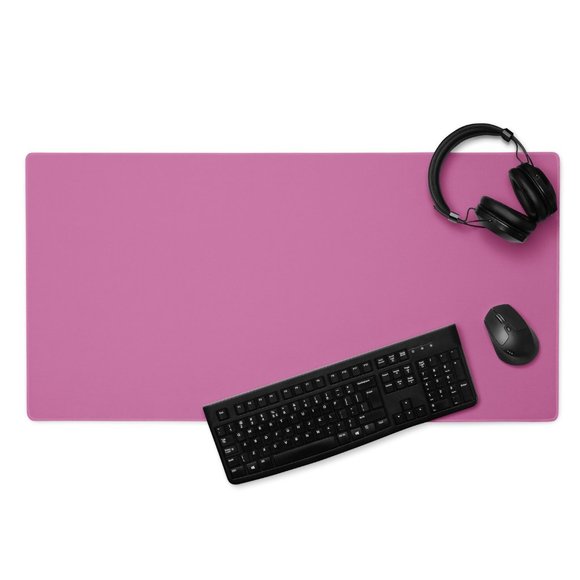 Premium Plain Pink Gaming mouse pad (Customizable) - Picture 1 of 2